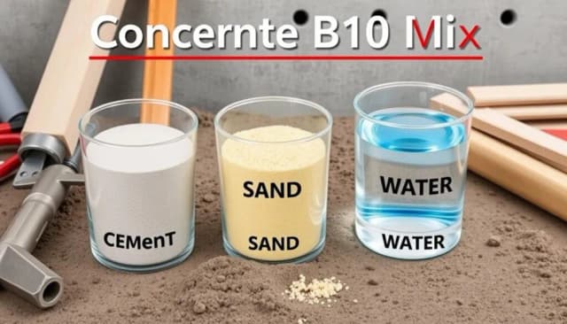 Ile cementu na m³ betonu B10? Oto dokładne proporcje składników Ile cementu na m³ betonu B10? Oto dokładne proporcje składników